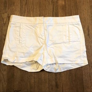 J Crew white chino shorts